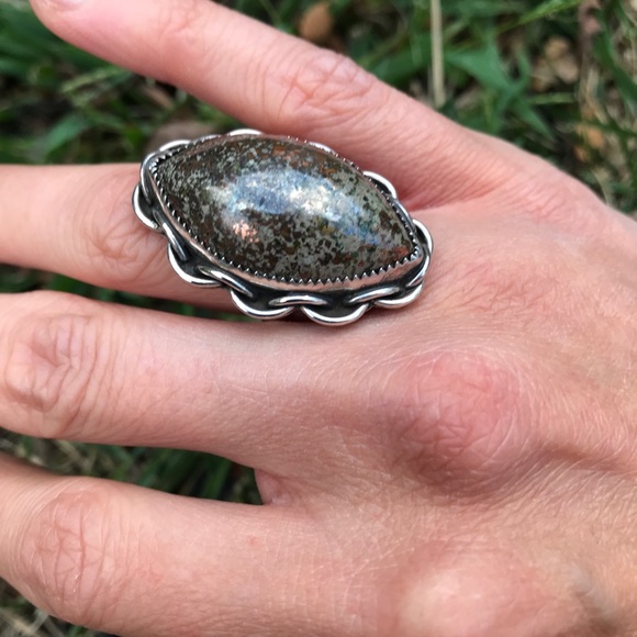 Custom Copper & sterling silver ring - Picture 3 of 5